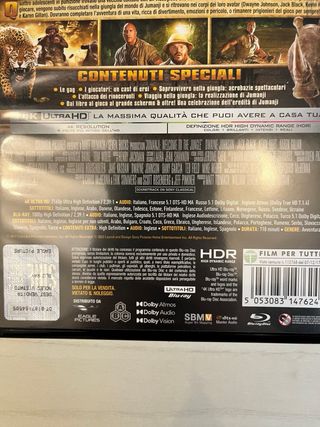 Jumanji 2 Film Collection 4K UHD Blu-Ray