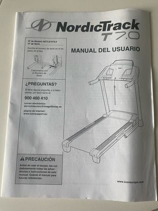 Cinta de Correr NordicTrack