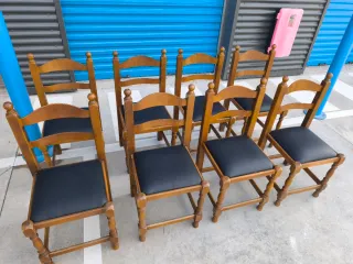 Lote 8 Sillas Rústicas/castellanas buen estado