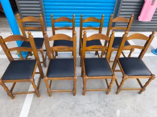 Lote 8 Sillas Rústicas/castellanas buen estado