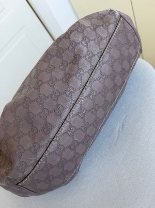 Borsa Gucci Sukey Guccissima Media Viola