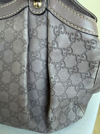 Borsa Gucci Sukey Guccissima Media Viola