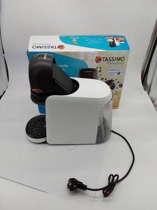 Bosch - Cafetera Tassimo Finesse Friendly,1400W, IntensityBoost, INTELLIBREW™, Blanco, TAS164E