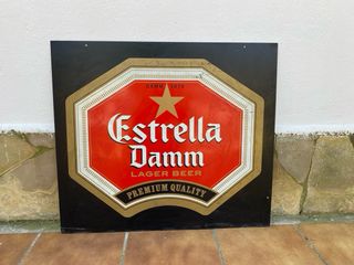 Cartel Publicitario Estrella Damm Metal