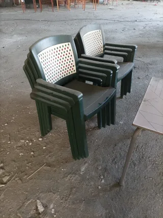 Sillas de plástico PVC