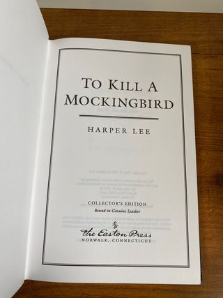 To Kill a Mockingbird Easton Press by Harp Lee