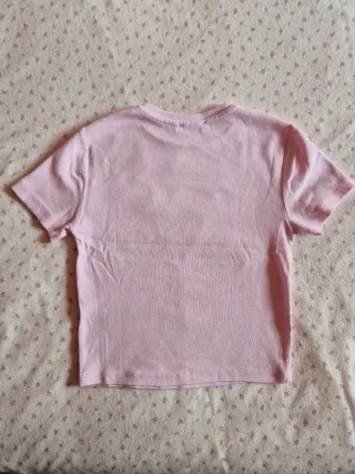 Baby Tee Stradivarius Rosa Girls Do It Better