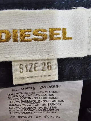 Minifalda Diesel Azul