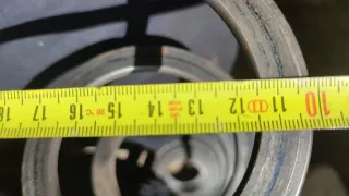 Muelle sinfín espiral   para comederos de 125 mm