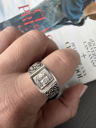 Anillo Sello Plata 925