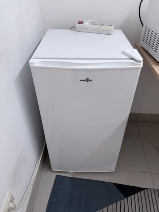Nevera pequeña blanca