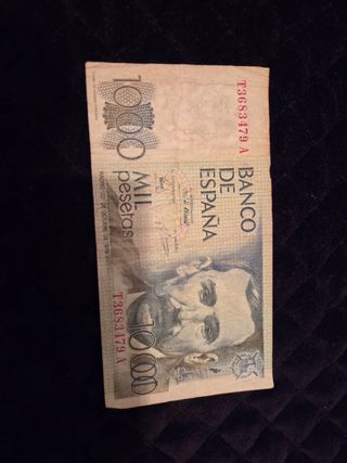 Billete 1000 pesetas Banco de España
