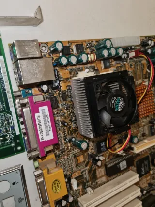 Placa Base + ram + cpu + usb