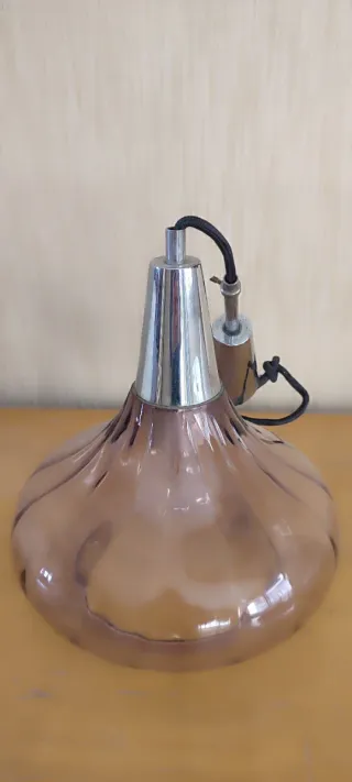 Lámparas de techo antiguas de cristal