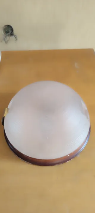 Lámparas de techo antiguas de cristal