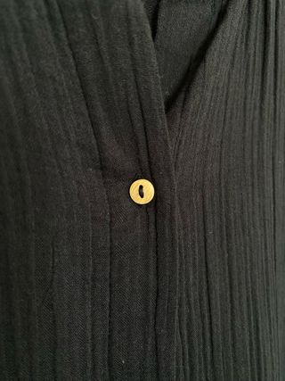 Blusa Slow Love bordada negra Talla S