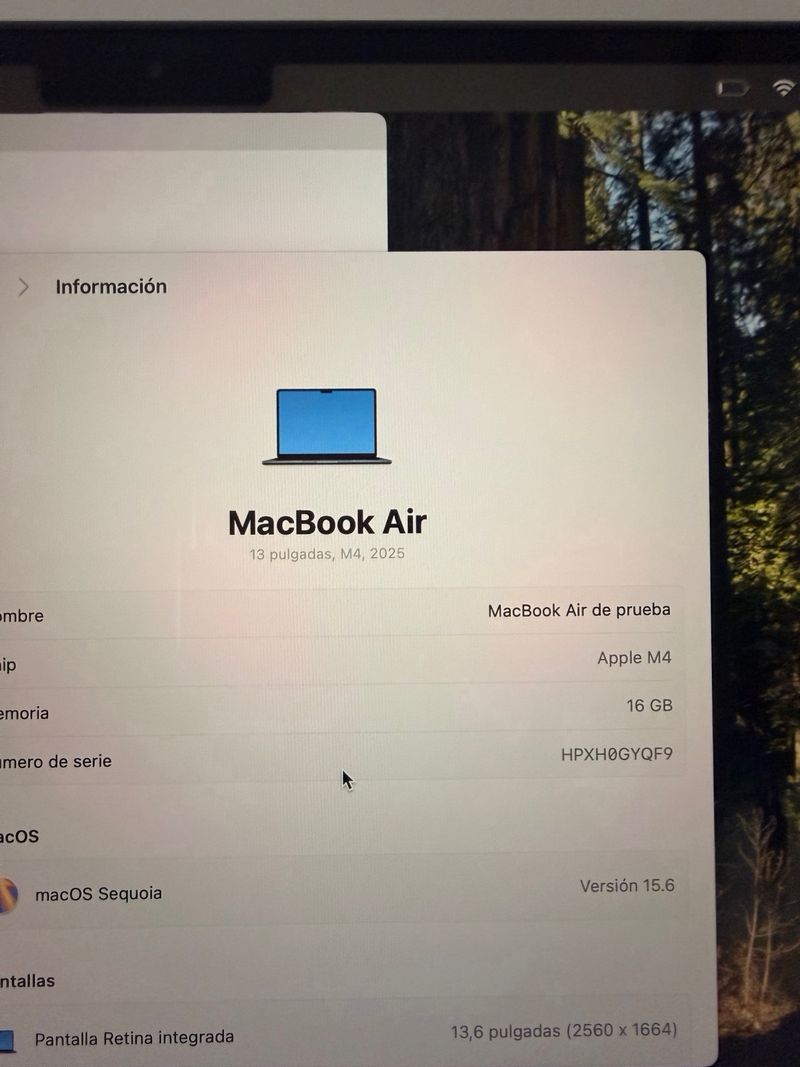 MacBook Air 13 M4 2025 Azul Marino afbeelding 14