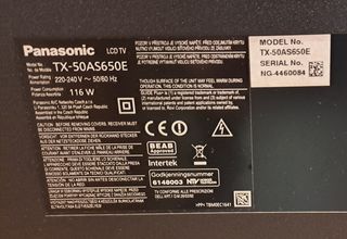 Televisor Panasonic TX50AS650E LED LCD ROTA