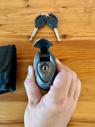 Candado Luma para freno de disco moto