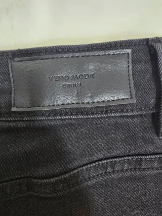 Minifalda vaquera negra