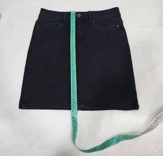 Minifalda vaquera negra