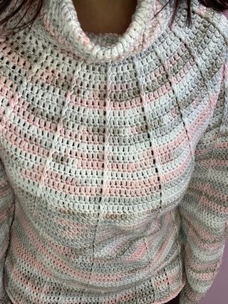 Jersey lana hecho a mano