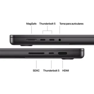 MacBook Pro 16 M5 Max 48GB 2TB 40-Core GPU Negro