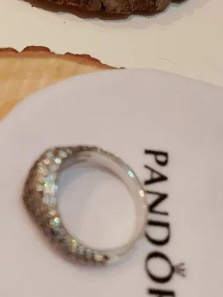 Anillo Pandora Pavé Plata