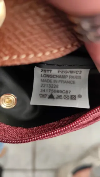 Bolso Longchamp Beige y Marrón