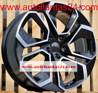 8810 JUEGO DE 4 LLANTAS SKODA BLACK METAL