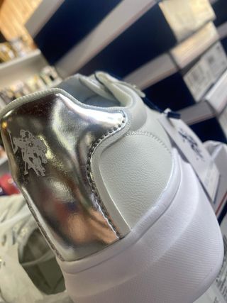 Deportivas Polo Ralph Lauren Blancas Plata