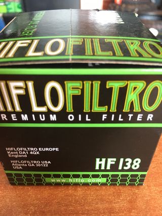Filtro de aceite HiFloFiltro HF138