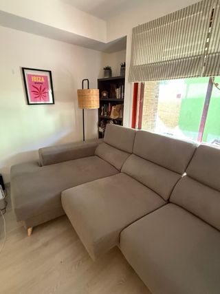 Sofá 3 plazas con chaiselongue Banak, opcion cama