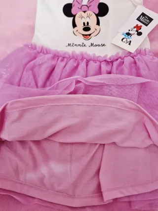 4 AÑOS VESTIDO tul MINNIE MOUSE DISNEY C&A NUEVO