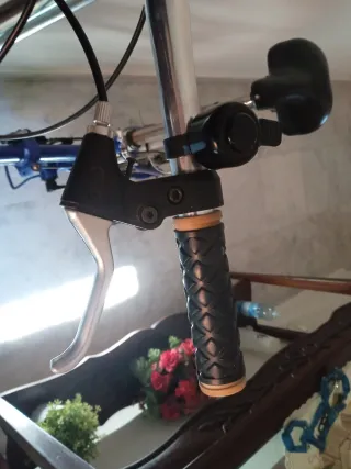 Bicicleta Plegable Azul