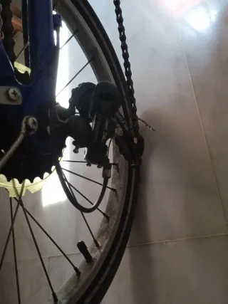 Bicicleta Plegable Azul