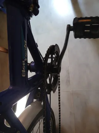 Bicicleta Plegable Azul