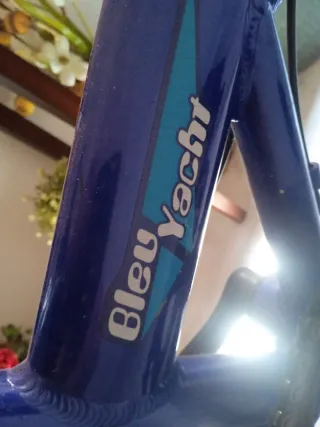 Bicicleta Plegable Azul
