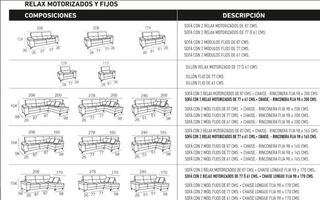 SOFÁ RELAX ELÉCTRICO CITY.