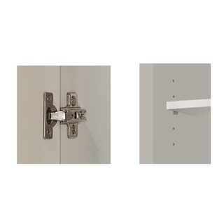 Zapatero Liss Bianco 6 Ripiani