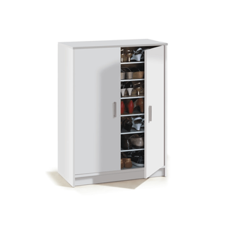 Zapatero Liss Bianco 6 Ripiani