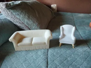 Sofá y sillón Barbie