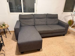 Sofá gris 3 plazas NEGOCIABLE