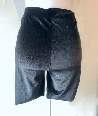 Leggings negros de terciopelo