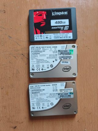 SSD 2,5" de  240GB y 400GB y 480GB 28€, 38€ y 48€