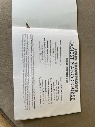 Partituras First Beethoven - Piano Principiantes