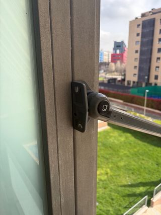 Toldo de terraza a rayas