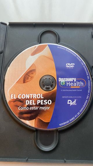 DVD El Control del Peso Discovery Health