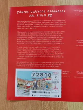 Cómics Clasicos Españoles Lotería