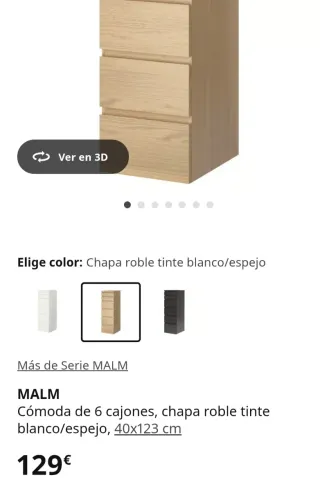 Cajonera Malm Ikea Madera